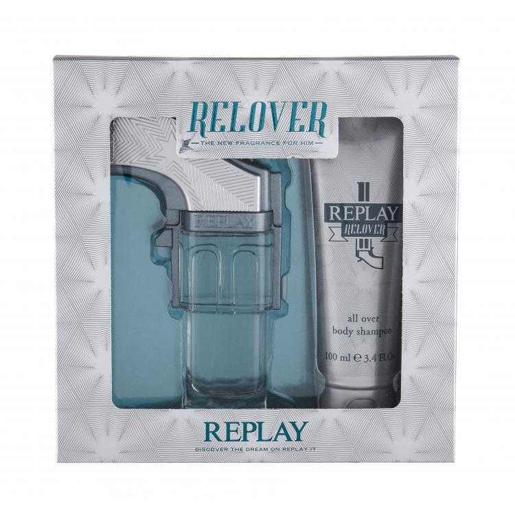 Replay Relover Set cadou apa de toaleta 50 ml + gel de dus 100 ml