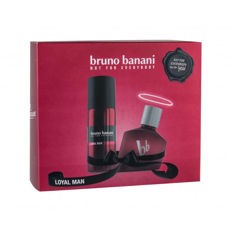 Bruno Banani Loyal Man Set cadou apa de parfum 30 ml + deodorant 150 ml