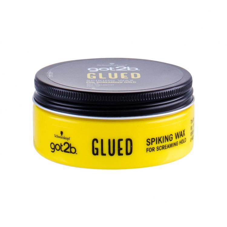 Schwarzkopf Got2b Glued Spiking Wax Ceară de păr pentru bărbați 75 ml