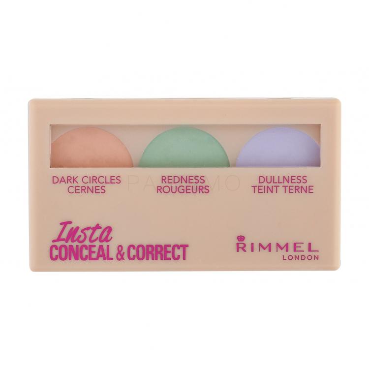 Rimmel London Insta Conceal &amp; Contour Konturovací paletka pentru femei 8,4 g Nuanţă 001