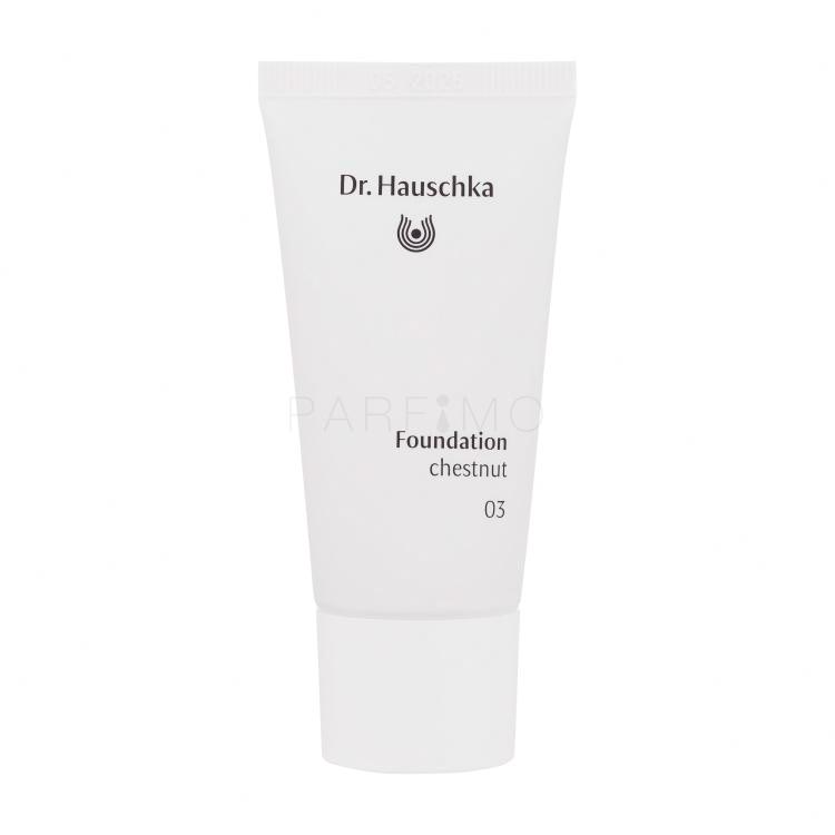 Dr. Hauschka Foundation Fond de ten pentru femei 30 ml Nuanţă 03 Chestnut