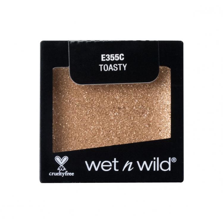 Wet n Wild Color Icon Glitter Single Fard de pleoape pentru femei 1,4 g Nuanţă Toasty