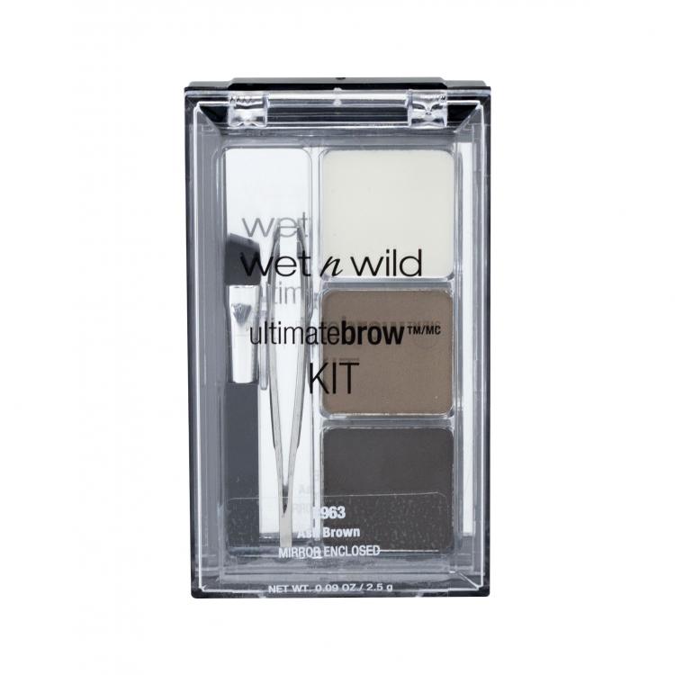 Wet n Wild Ultimate Brow™ Truse de contur pentru femei 2,5 g Nuanţă Ash Brown