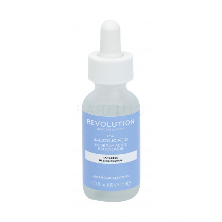 Revolution Skincare Blemish Targeted Blemish Serum With 2% Salicylic Acid Ser facial pentru femei 30 ml