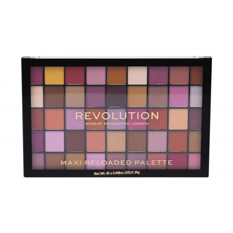 Makeup Revolution London Maxi Re-loaded Fard de pleoape pentru femei 60,75 g Nuanţă Big Big Love