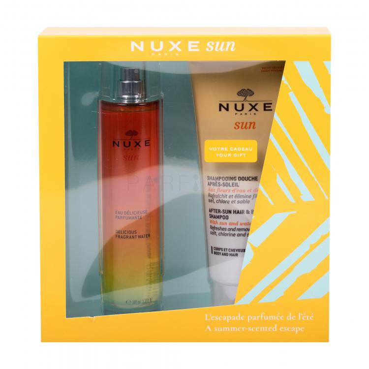 NUXE Sun Set cadou spray de corp parfumat 100 ml + gel de duș 200 ml