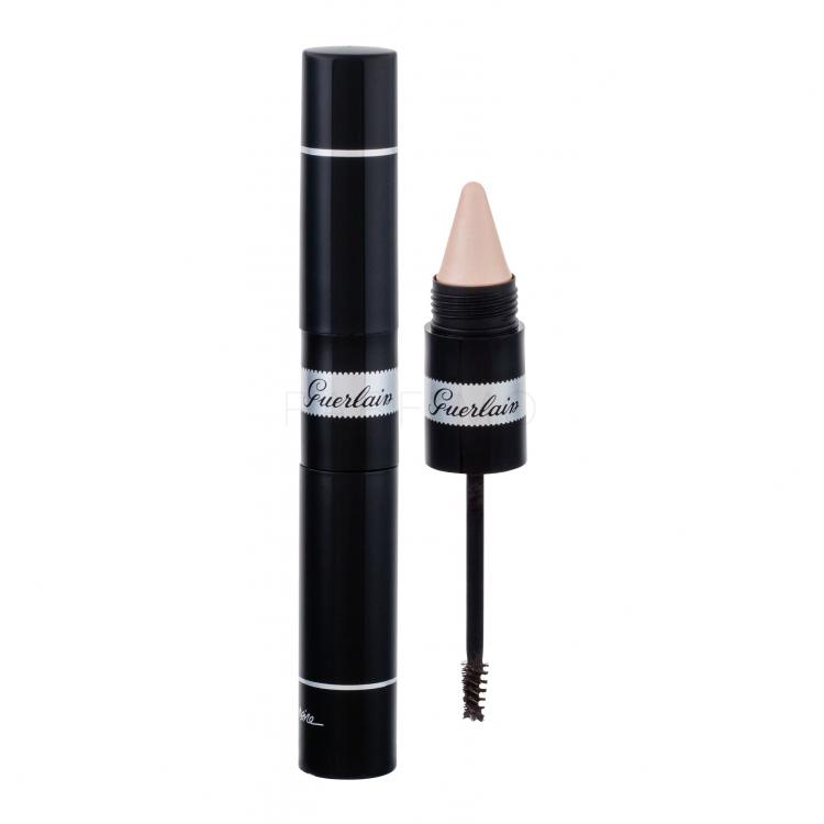 Guerlain La Petite Robe Noire Brow Duo Mascara sprâncene pentru femei 5,5 g Nuanţă 20 Deep tester