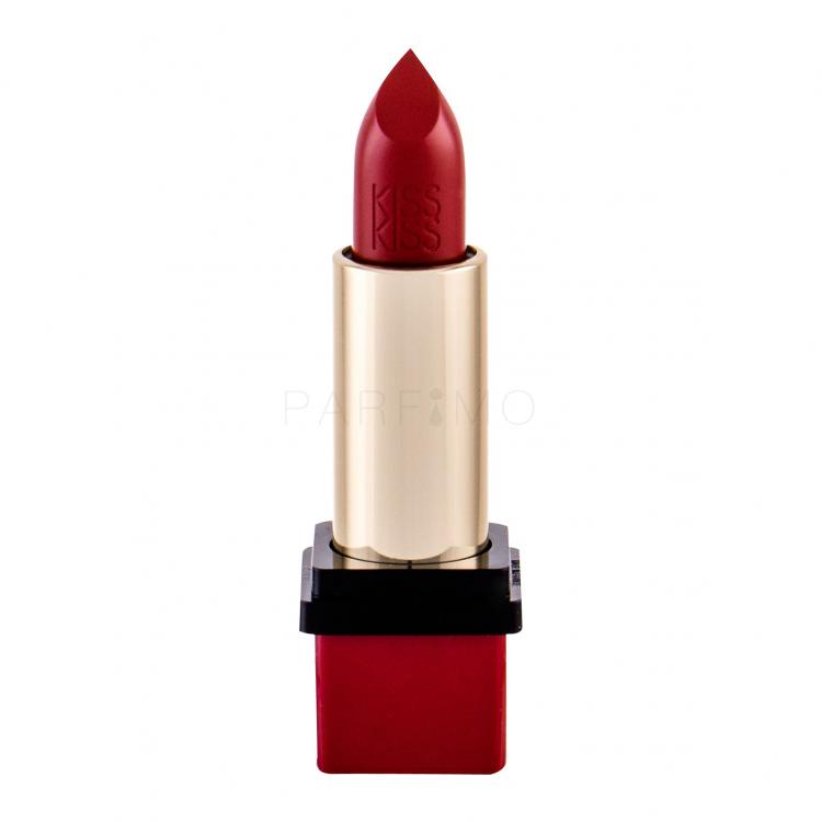 Guerlain KissKiss Satin-Effect Diamond Ruj de buze pentru femei 3,5 g Nuanţă 330 Red Brick tester