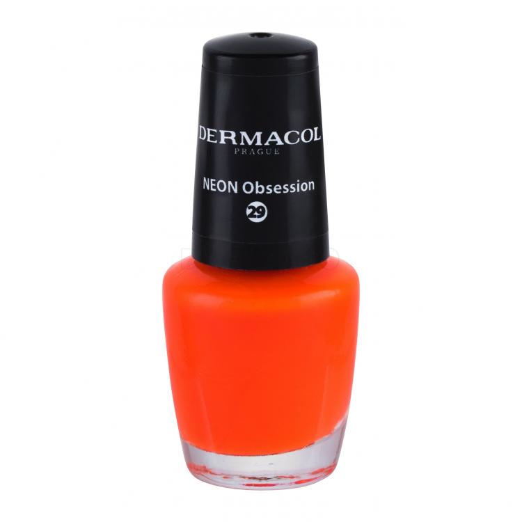 Dermacol Neon Lac de unghii pentru femei 5 ml Nuanţă 29 Neon Obsession