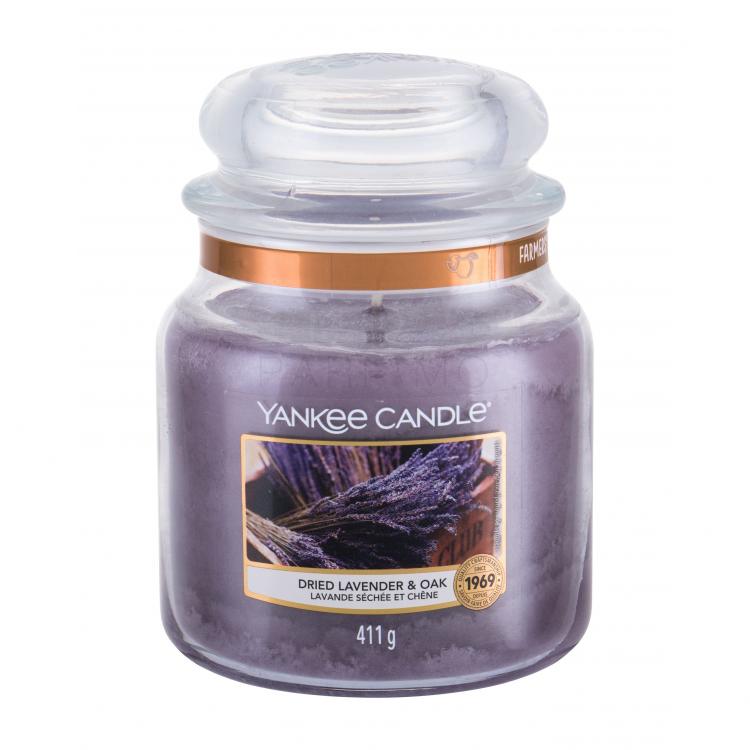 Yankee Candle Dried Lavender &amp; Oak Lumânări parfumate 411 g