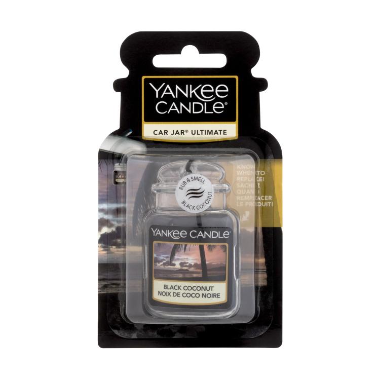 Yankee Candle Black Coconut Car Jar Parfumuri de mașină 1 buc