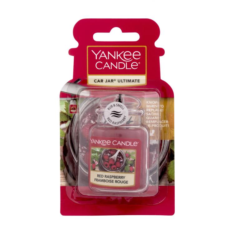 Yankee Candle Red Raspberry Car Jar Parfumuri de mașină 1 buc