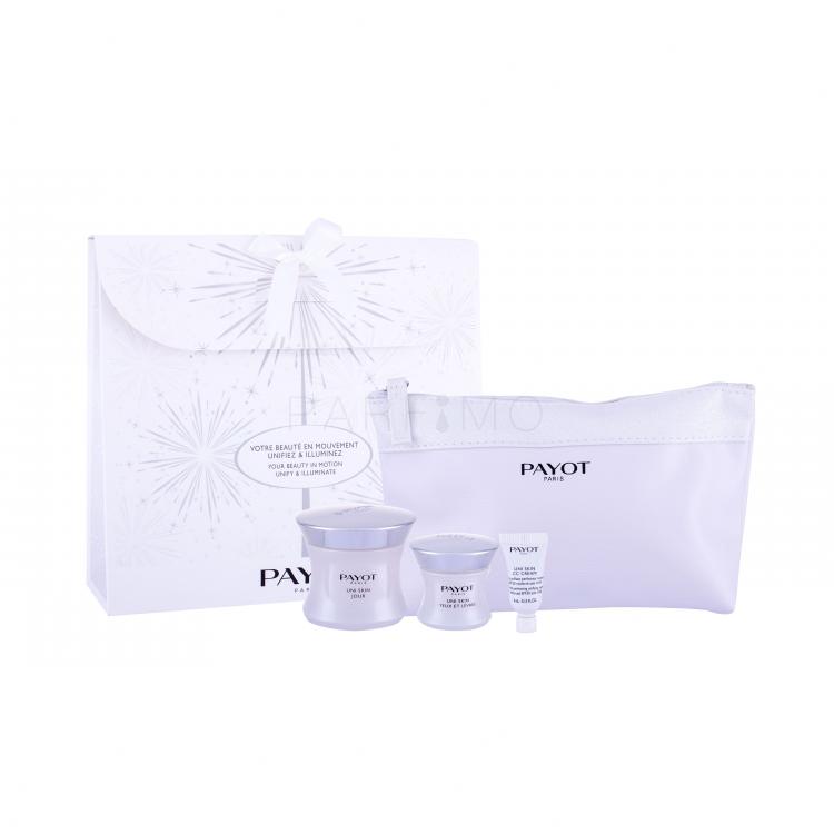 PAYOT Uni Skin Set cadou crema de zi 50 ml +crema de ochi 15 ml + cremă CC 4 ml + geanta cosmetica