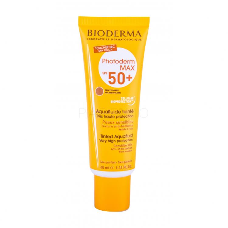 BIODERMA Photoderm Max Tinted Aquafluid SPF50+ Pentru ten 40 ml Nuanţă Golden Colour