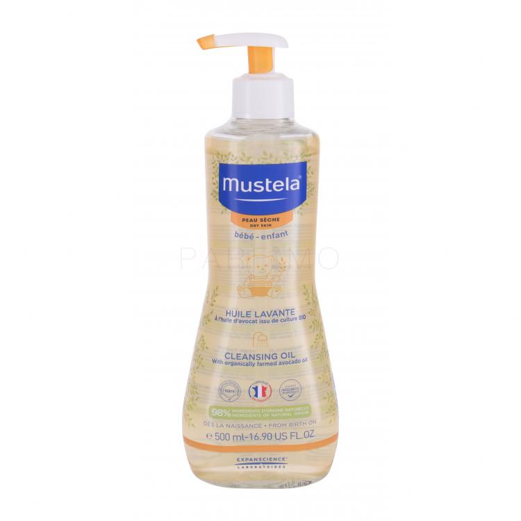 Mustela Bébé Cleansing Oil Ulei de baie pentru copii 500 ml