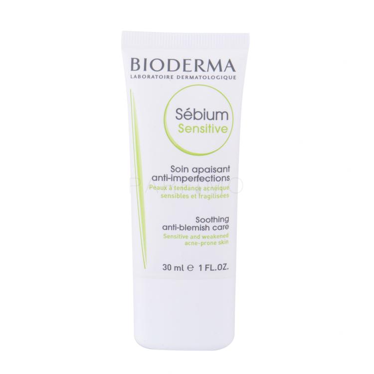 BIODERMA Sébium Sensitive Cremă de zi pentru femei 30 ml Cutie cu defect