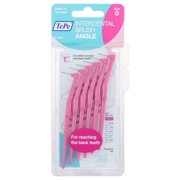 TePe Angle 0,4 mm Periuțe interdentare 6 buc