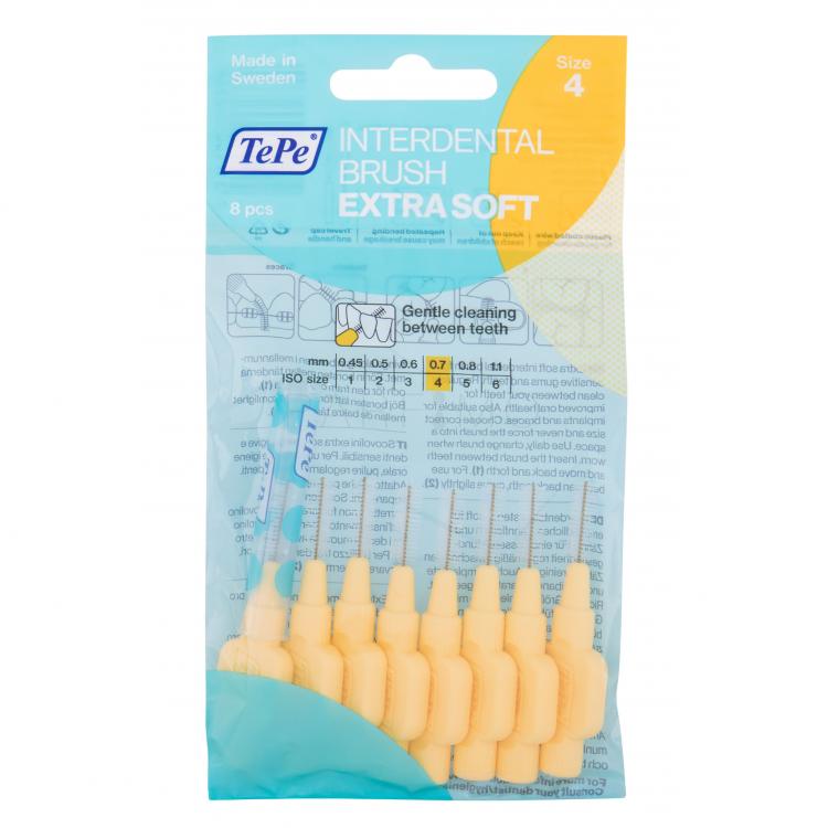 TePe Extra Soft 0,7 mm Periuțe interdentare 8 buc