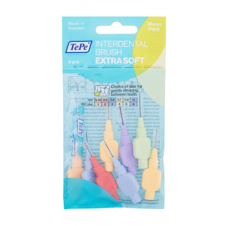 TePe Extra Soft Mixed Pack Periuțe interdentare 8 buc