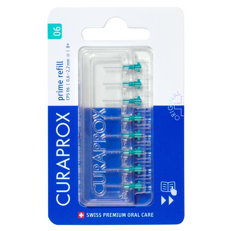 Curaprox CPS 06 Prime Refill 0,6 - 2,2 mm Periuțe interdentare Set