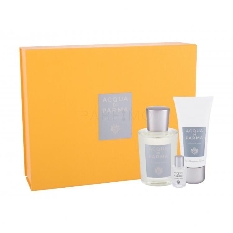 Acqua di Parma Colonia Pura Set cadou apa de colonie 100 ml + gel de dus 50 ml + apa de colonie 5 ml