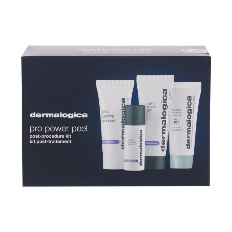 Dermalogica UltraCalming™ Super Sensitive Shield SPF30 Set cadou cremă de protecție solară SPF30 7 ml + gel de curățare 7 ml + ser Barrier Defense Booster 5 ml + gel calmant pentru piele 10 ml