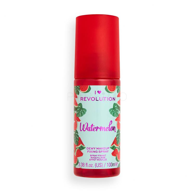 Makeup Revolution London I Heart Revolution Fixing Spray Watermelon Spray fixator pentru femei 100 ml