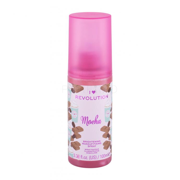 Makeup Revolution London I Heart Revolution Fixing Spray Mocha Spray fixator pentru femei 100 ml