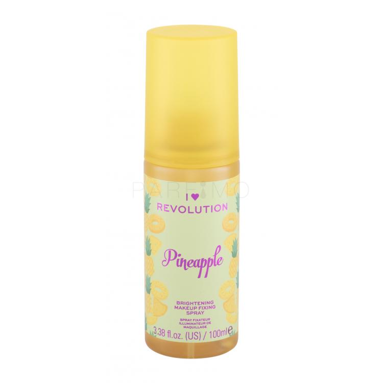 Makeup Revolution London I Heart Revolution Fixing Spray Pineapple Spray fixator pentru femei 100 ml