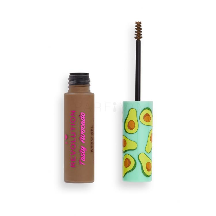 I Heart Revolution Tasty Avocado Brow Gel Mascara sprâncene pentru femei 6 ml Nuanţă Ash Brown