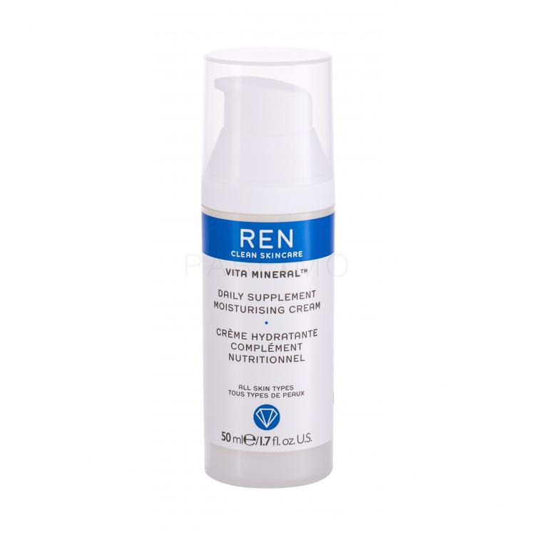 REN Clean Skincare Vita Mineral Daily Supplement Moisturising Cremă de zi pentru femei 50 ml