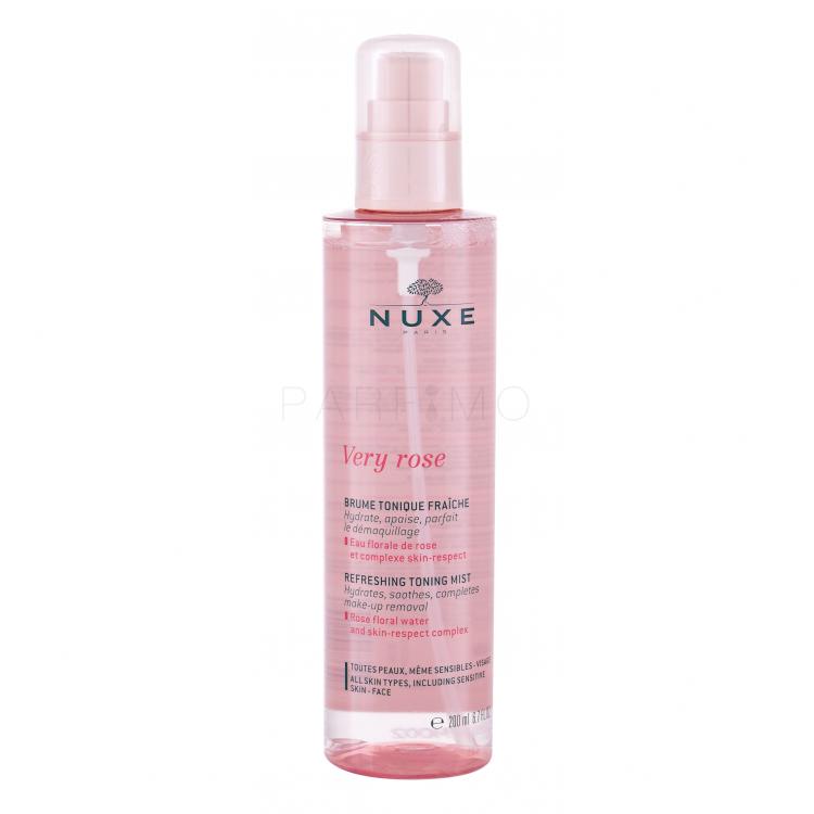 NUXE Very Rose Refreshing Toning Loțiuni și ape termale pentru femei 200 ml