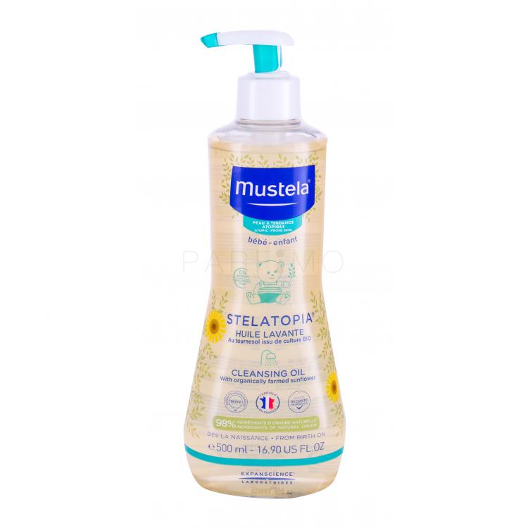 Mustela Bébé Stelatopia Ulei de duș pentru copii 500 ml