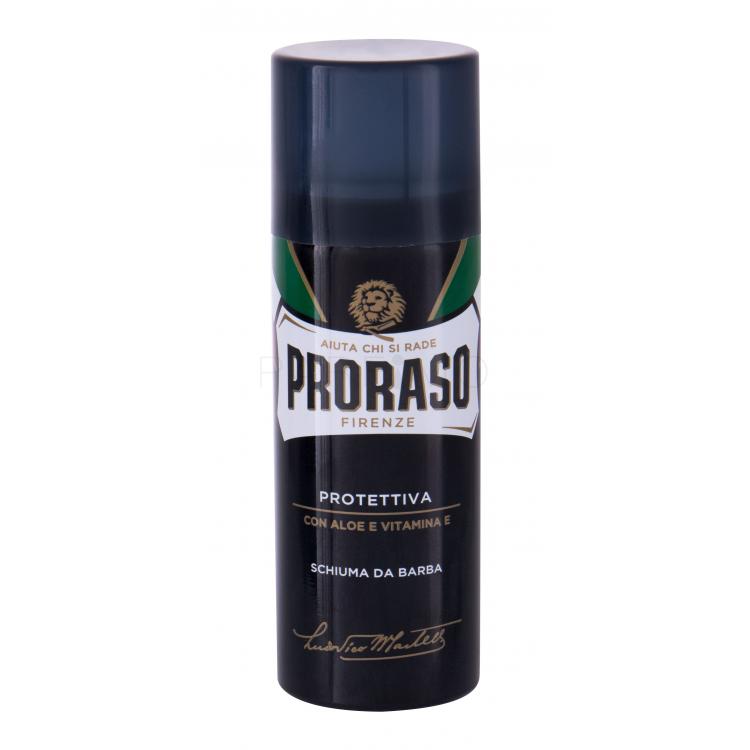 PRORASO Blue Shaving Foam Spumă de ras pentru bărbați 50 ml