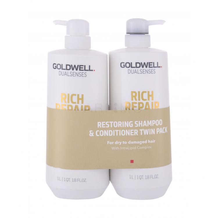 Goldwell Dualsenses Rich Repair Set cadou sampon 1000 ml + balsam 1000 ml