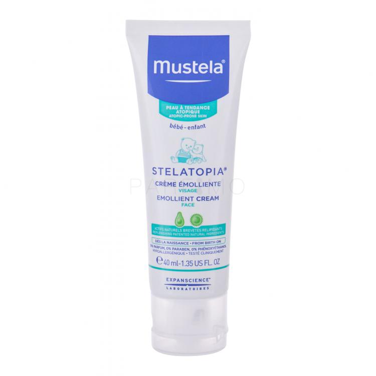 Mustela Bébé Stelatopia Emollient Cream Cremă de zi pentru copii 40 ml