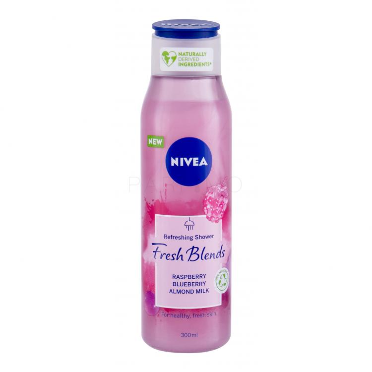 Nivea Fresh Blends Raspberry Gel de duș pentru femei 300 ml