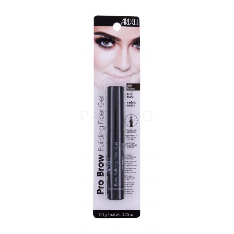 Ardell Pro Brow Building Fiber Gel Mascara sprâncene pentru femei 7 g Nuanţă Dark Brown