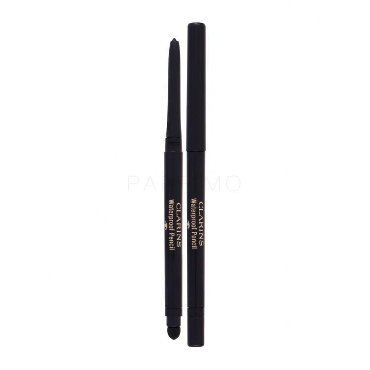 Clarins Waterproof Pencil Creion de ochi pentru femei 0,29 g Nuanţă 01 Black Tulip