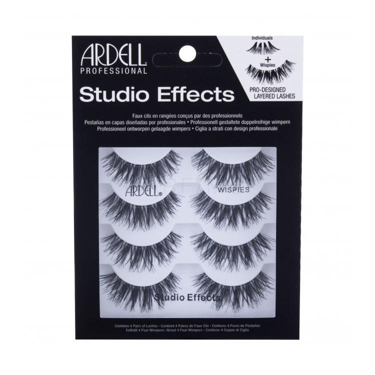 Ardell Studio Effects Wispies Gene false pentru femei 4 buc Nuanţă Black