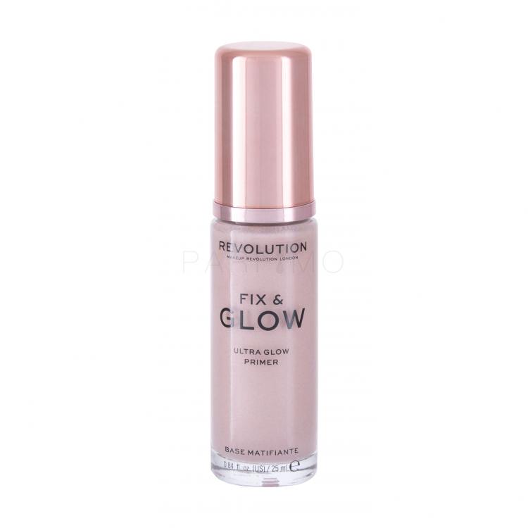 Makeup Revolution London Fix &amp; Glow Bază de machiaj pentru femei 25 ml