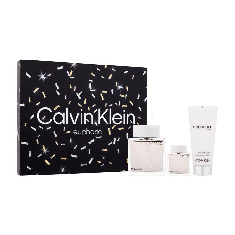 Calvin Klein Euphoria Set cadou apă de toaletă 100 ml + apă de toaletă 15 ml + aftershave 100 ml