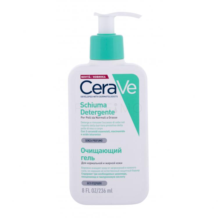 CeraVe Facial Cleansers Foaming Cleanser Gel demachiant pentru femei 236 ml