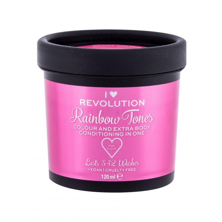 I Heart Revolution Rainbow Tones Vopsea de păr pentru femei 120 ml Nuanţă Pink Cloud