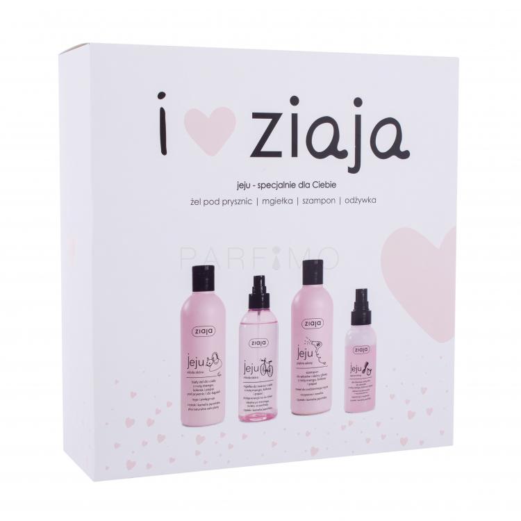 Ziaja I ♥ Ziaja Jeju Set cadou Șampon Jeju 300 ml + gel de duș Jeju 300 ml +spray facial Jeju 200 ml + balsam spray Jeju 125 ml