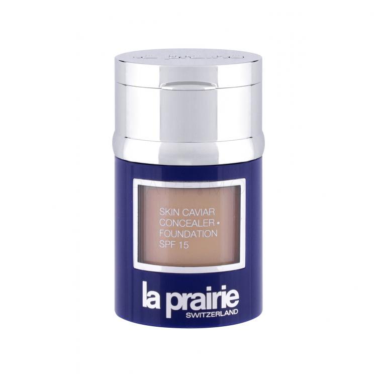 La Prairie Skin Caviar Concealer Foundation SPF15 Fond de ten pentru femei 30 ml Nuanţă Créme Peche