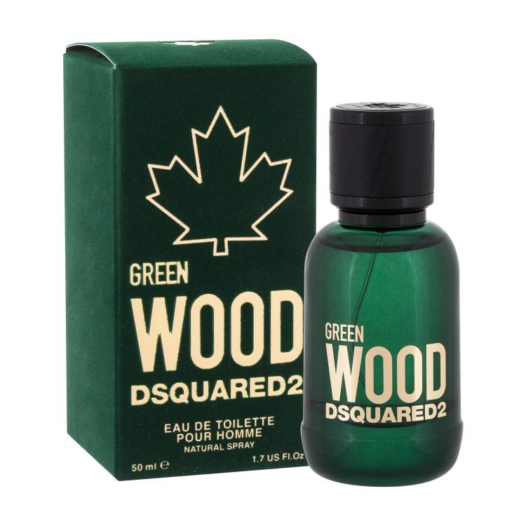 Dsquared2 Green Wood Apă de toaletă pentru bărbați 50 ml