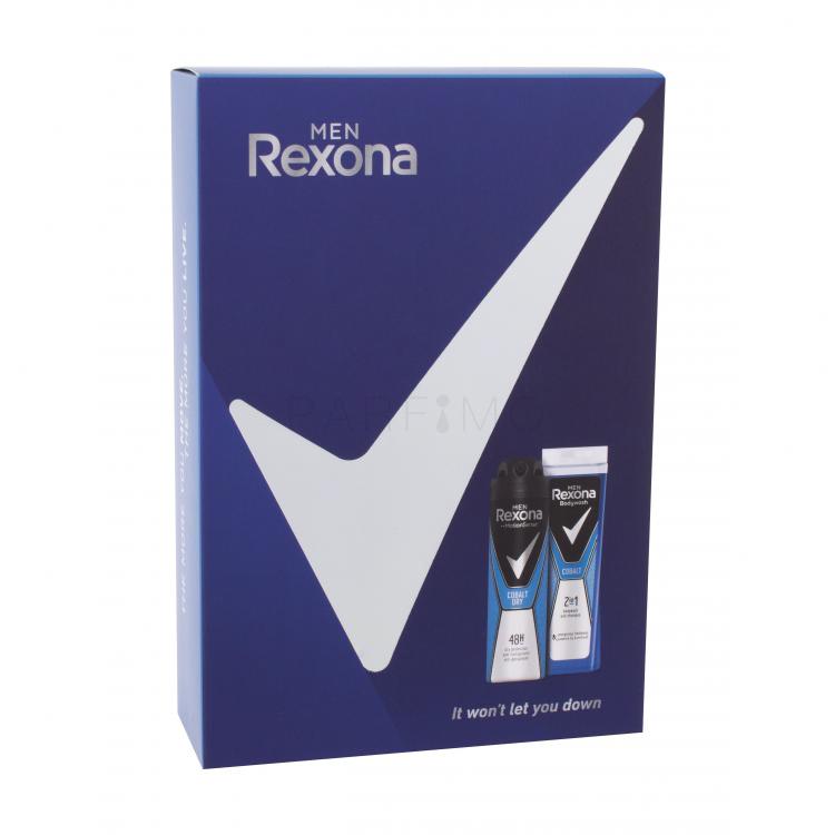 Rexona Cobalt Set cadou Gel de dus Cobalt 250 ml + anti-perspirant Cobalt Dry 150 ml