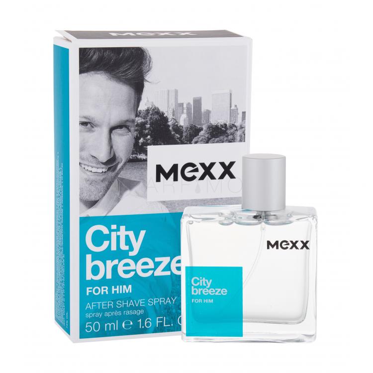 Mexx City Breeze For Him Aftershave loțiune pentru bărbați 50 ml