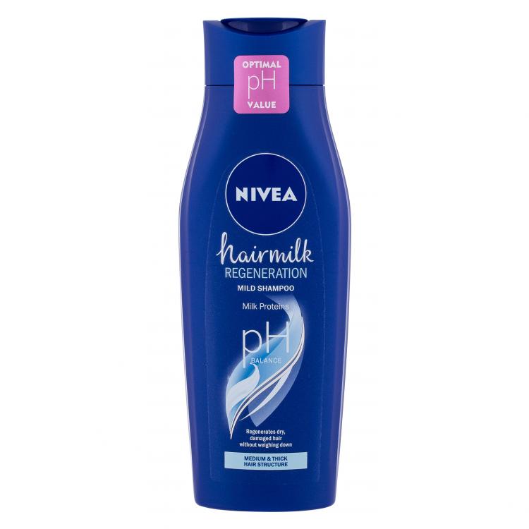 Nivea Hairmilk Regeneration Mild Șampon pentru femei 400 ml